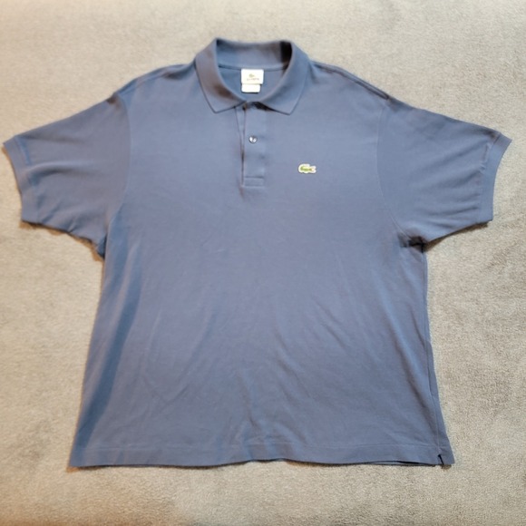 Lacoste Other - VTG 90s Lacoste pique polo blue size 7/ XL Cropped oversized designed France